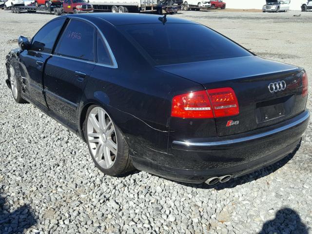 WAUPN44E17N014934 - 2007 AUDI S8 QUATTRO BLACK photo 3