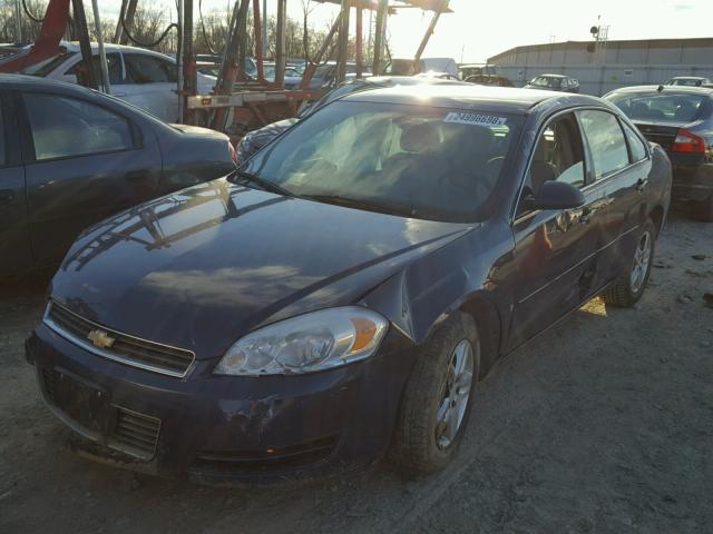 2G1WB58K179283170 - 2007 CHEVROLET IMPALA LS BLUE photo 2