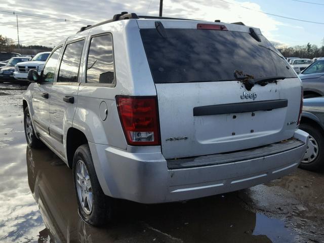 1J4HR48N05C689487 - 2005 JEEP GRAND CHER SILVER photo 3