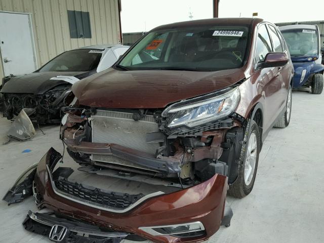 3CZRM3H58FG707410 - 2015 HONDA CR-V EX BROWN photo 2