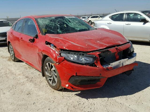 2HGFC2F7XJH505818 - 2018 HONDA CIVIC EX RED photo 1