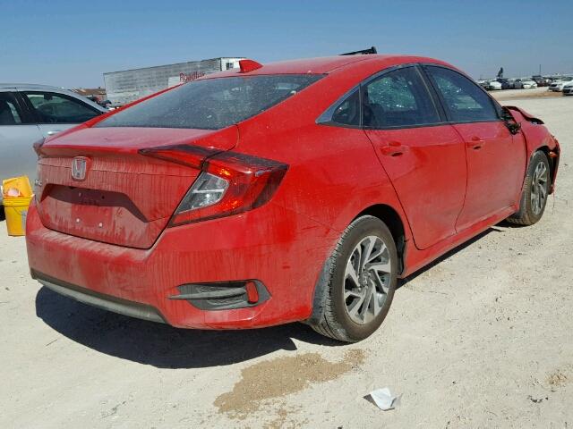 2HGFC2F7XJH505818 - 2018 HONDA CIVIC EX RED photo 4
