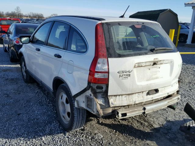 5J6RE48308L031963 - 2008 HONDA CR-V LX WHITE photo 3