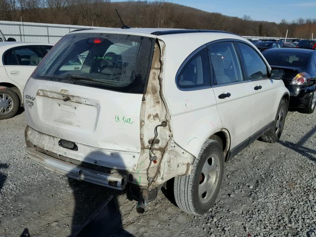 5J6RE48308L031963 - 2008 HONDA CR-V LX WHITE photo 4