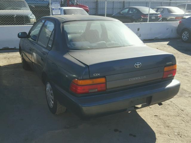 1NXAE09B5RZ215126 - 1994 TOYOTA COROLLA LE GREEN photo 3