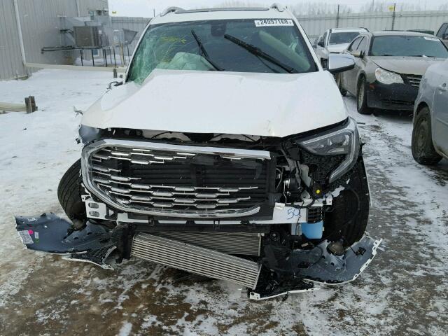 3GKALXEX5JL146056 - 2018 GMC TERRAIN DE WHITE photo 9