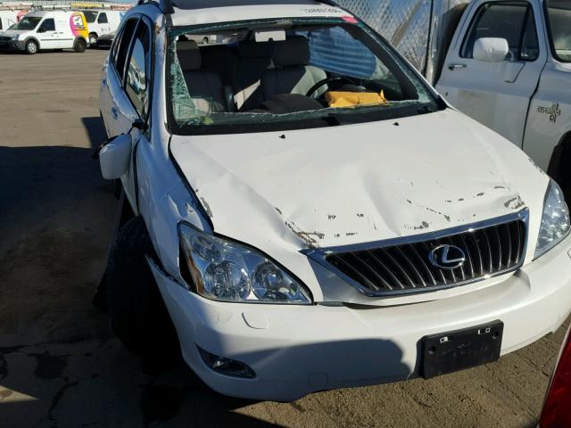 2T2HK31U49C112928 - 2009 LEXUS RX 350 WHITE photo 9