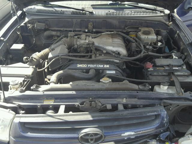 JT3GN86R020238247 - 2002 TOYOTA 4RUNNER SR BLUE photo 7