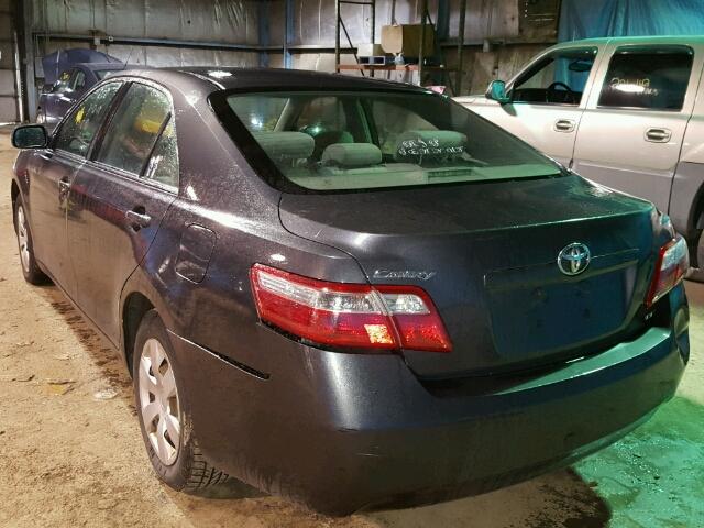 4T1BE46K77U634821 - 2007 TOYOTA CAMRY NEW GRAY photo 3