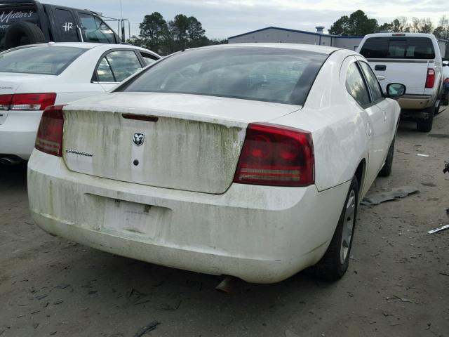 2B3KA43R07H695594 - 2007 DODGE CHARGER SE WHITE photo 4