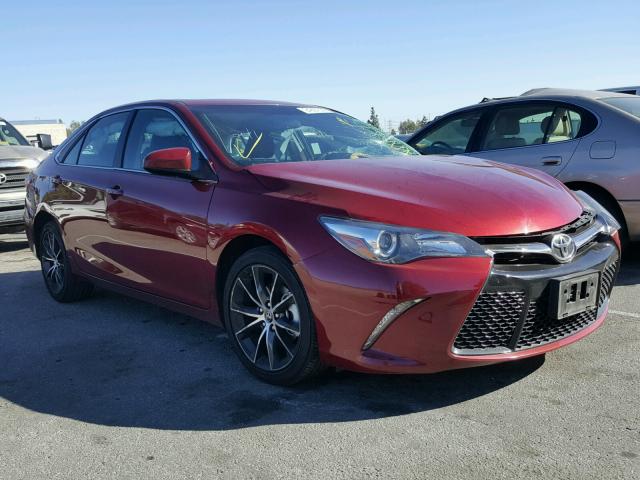 4T1BF1FKXHU649925 - 2017 TOYOTA CAMRY LE RED photo 1