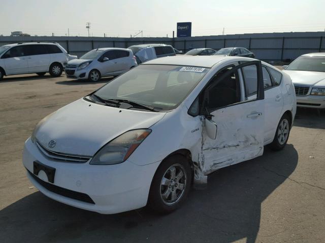 JTDKB20U077089989 - 2007 TOYOTA PRIUS WHITE photo 2