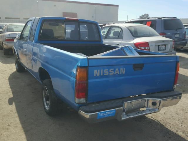 1N6SD16SXSC354134 - 1995 NISSAN TRUCK KING BLUE photo 3