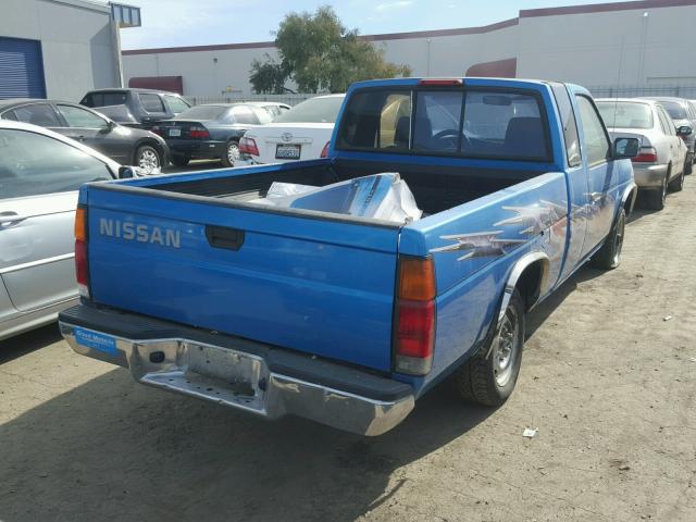 1N6SD16SXSC354134 - 1995 NISSAN TRUCK KING BLUE photo 4