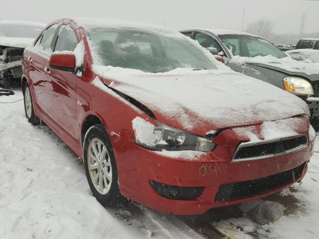 JA32U2FU1AU003565 - 2010 MITSUBISHI LANCER ES/ RED photo 1