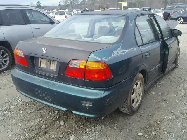 2HGEJ6617YH540041 - 2000 HONDA CIVIC BASE GREEN photo 4