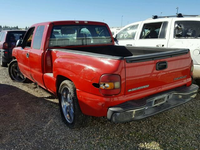 1GCEC19VX1Z189416 - 2001 CHEVROLET SILVERADO RED photo 3