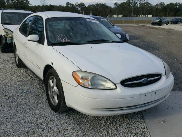 1FAFP53U22A146470 - 2002 FORD TAURUS SE WHITE photo 1