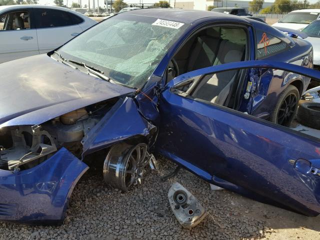 1G1AK15F267875476 - 2006 CHEVROLET COBALT LS BLUE photo 9