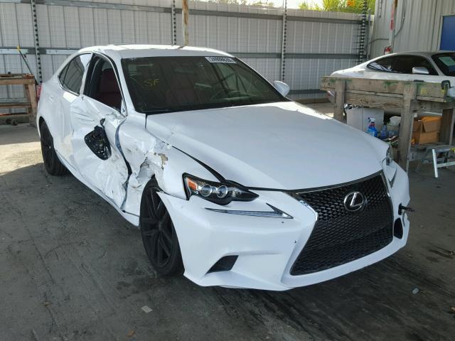 JTHBF1D22F5059036 - 2015 LEXUS IS 250 WHITE photo 1