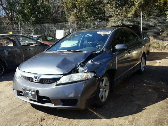 2HGFA1F69AH507163 - 2010 HONDA CIVIC GRAY photo 2