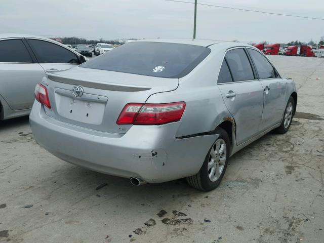 4T1BE46K27U621166 - 2007 TOYOTA CAMRY NEW SILVER photo 4