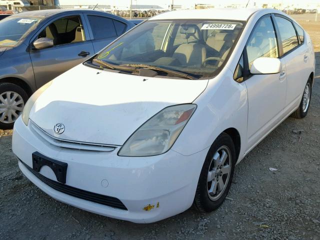 JTDKB20U840019841 - 2004 TOYOTA PRIUS WHITE photo 2