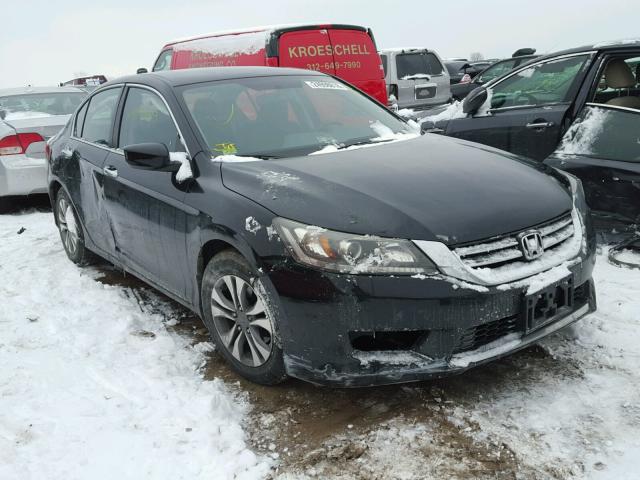 1HGCR2F3XEA141273 - 2014 HONDA ACCORD LX BLACK photo 1