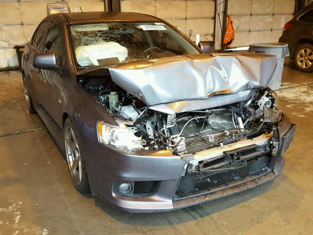 JA32W5FV0BU044985 - 2011 MITSUBISHI LANCER EVO GRAY photo 1