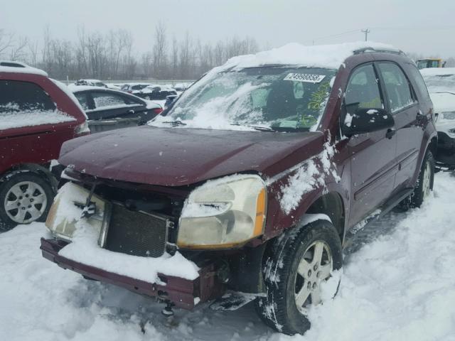 2CNDL23F176029539 - 2007 CHEVROLET EQUINOX LS RED photo 2