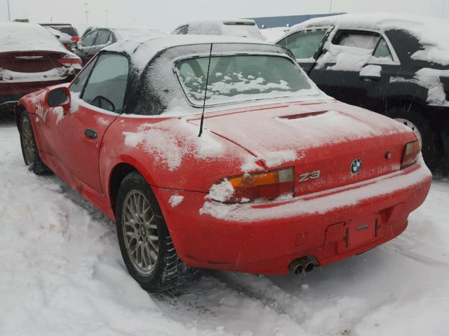 4USCJ3327WLC12052 - 1998 BMW Z3 2.8 RED photo 3