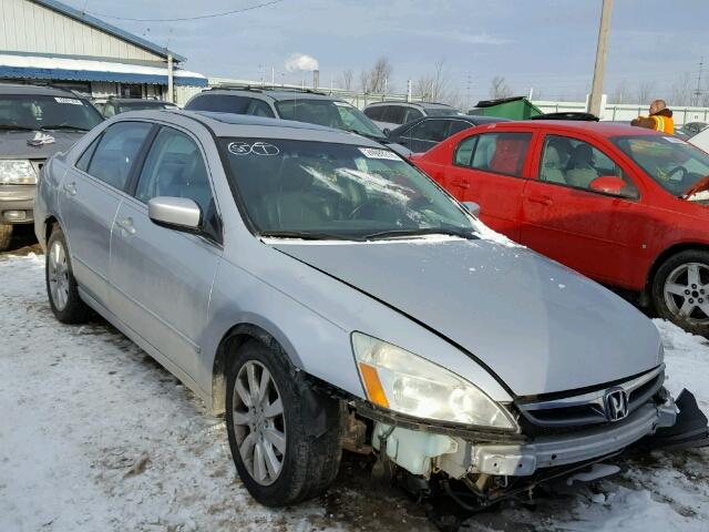 1HGCM66527A072718 - 2007 HONDA ACCORD EX SILVER photo 1