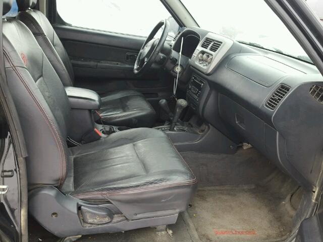 1N6MD27Y91C372804 - 2001 NISSAN FRONTIER C BLACK photo 5