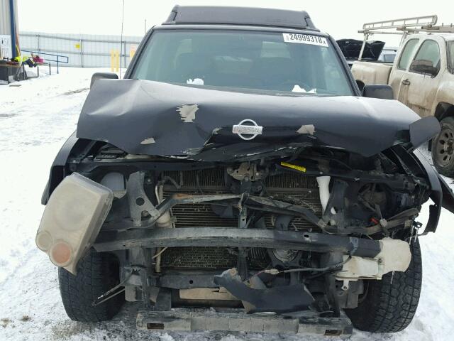 1N6MD27Y91C372804 - 2001 NISSAN FRONTIER C BLACK photo 9