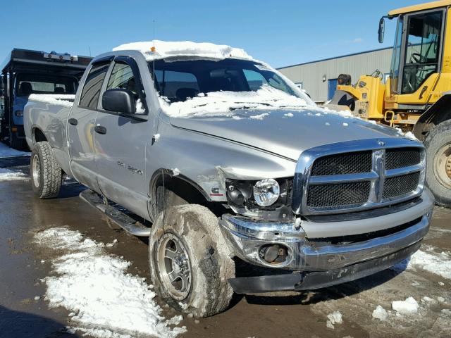 3D7KU28CX4G180599 - 2004 DODGE RAM 2500 S SILVER photo 1