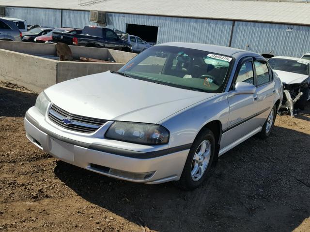 2G1WH52K639385730 - 2003 CHEVROLET IMPALA LS SILVER photo 2