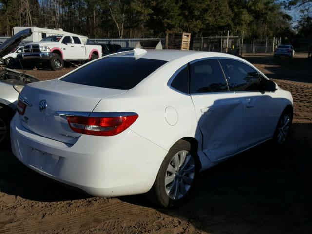 1G4PP5SK7G4109849 - 2016 BUICK VERANO WHITE photo 4