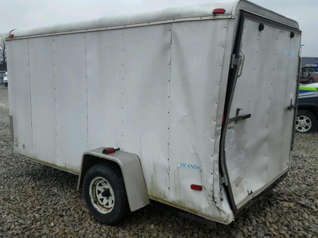 16HCB12183H104915 - 2003 TRAIL KING ENCLOSED თეთრი ფოტო 9