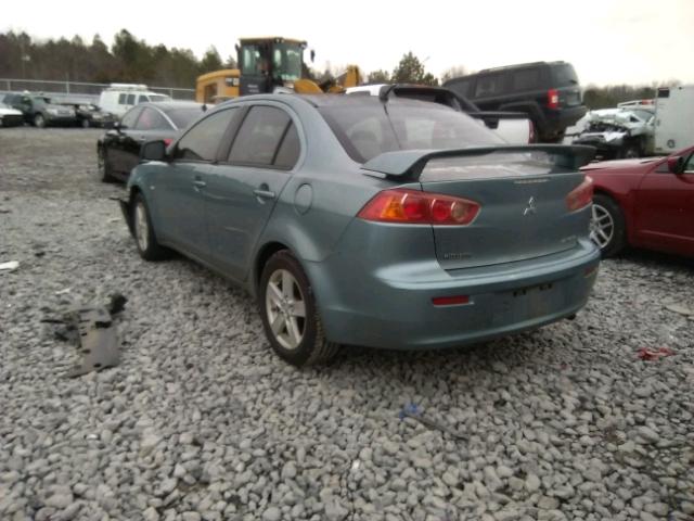 JA3AU26U58U013411 - 2008 MITSUBISHI LANCER ES BLUE photo 3