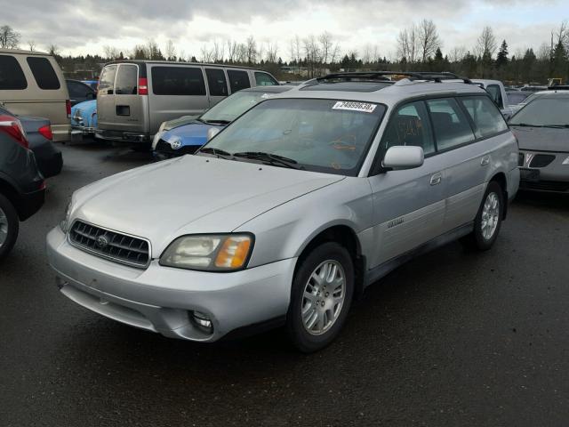 4S3BH686347625115 - 2004 SUBARU LEGACY OUT GRAY photo 2