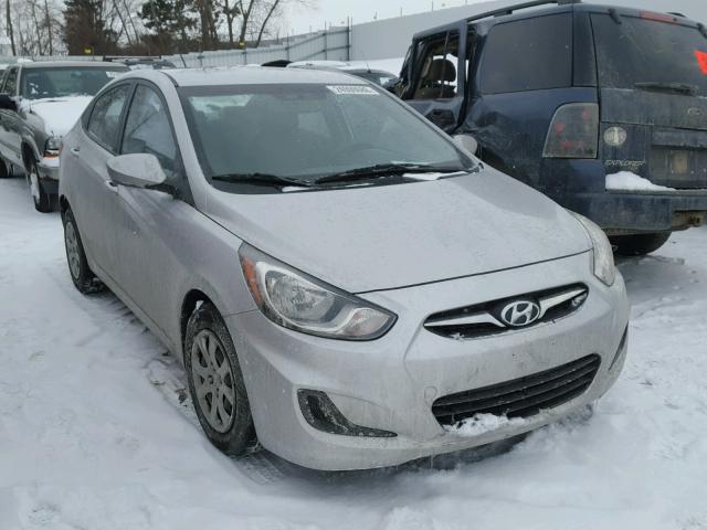 KMHCT4AE7DU551610 - 2013 HYUNDAI ACCENT GLS SILVER photo 1