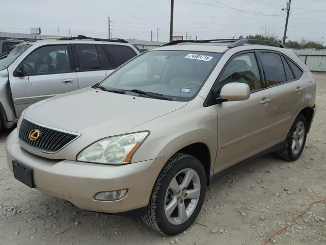 JTJGA31U840032776 - 2004 LEXUS RX 330 GOLD photo 2