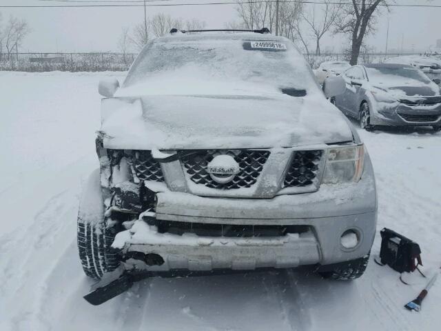 5N1AR18W47C630259 - 2007 NISSAN PATHFINDER SILVER photo 9