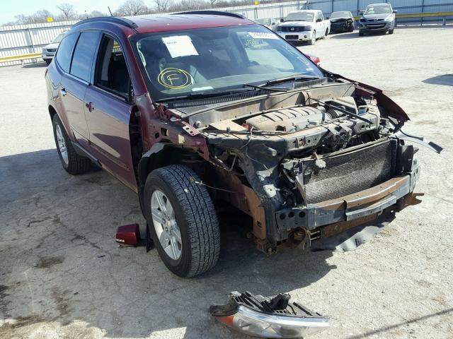 1GNLVGED6AS137086 - 2010 CHEVROLET TRAVERSE L MAROON photo 1