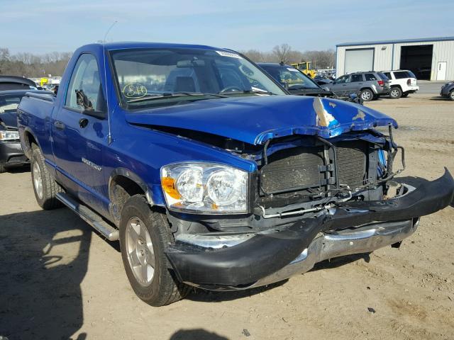 1D7HA16K67J514475 - 2007 DODGE RAM 1500 S BLUE photo 1