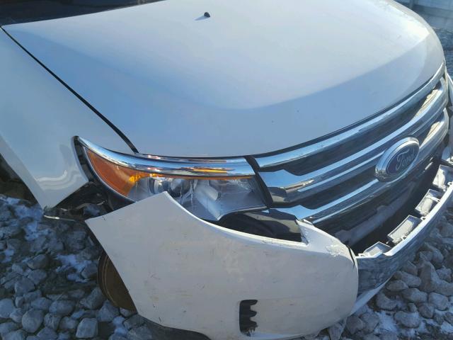 2FMDK3GC3DBE06867 - 2013 FORD EDGE SE WHITE photo 9