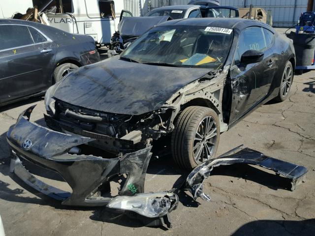 JF1ZNAA12D2701466 - 2013 TOYOTA SCION FR-S BLACK photo 2