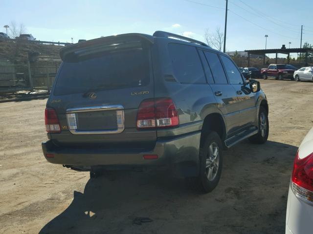 JTJHT00W964017179 - 2006 LEXUS LX 470 GRAY photo 4