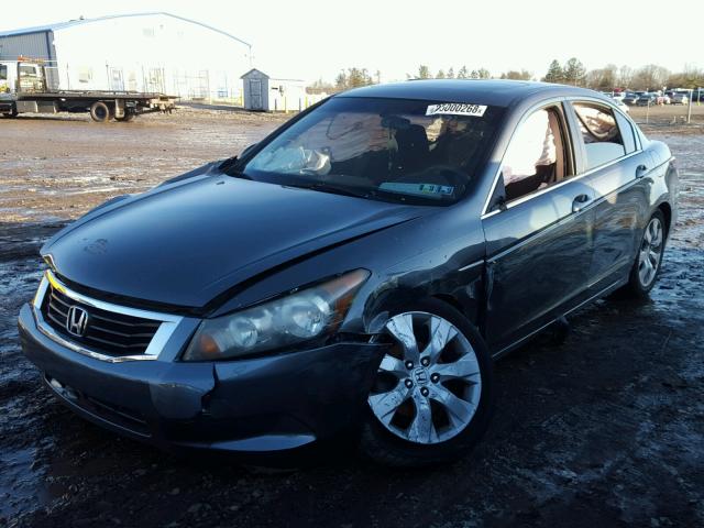 1HGCP26779A066921 - 2009 HONDA ACCORD EX GRAY photo 2