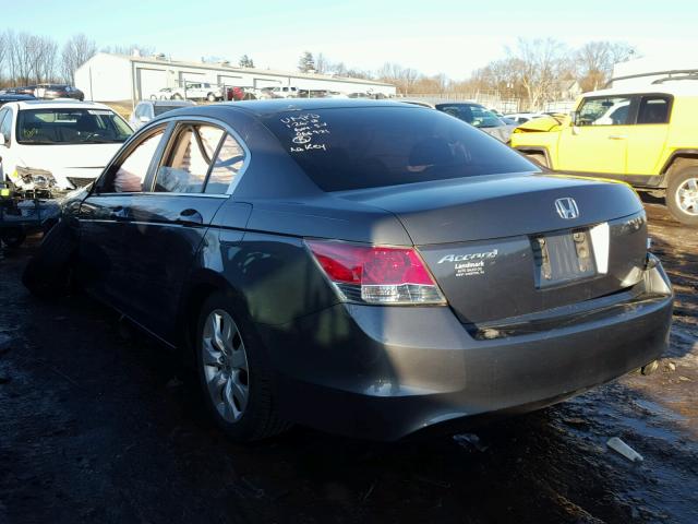 1HGCP26779A066921 - 2009 HONDA ACCORD EX GRAY photo 3